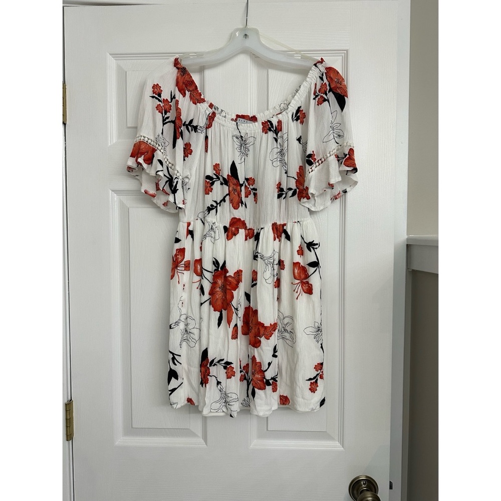 Favlux Floral White Dress